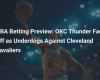 OKC Thunder contro Cleveland Cavaliers come sfavoriti