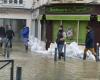 l’Epte continua a salire a Gisors, strade già sommerse dall’acqua