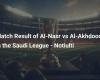 Risultato della partita Al-Nasr vs Al-Akhdood in Saudi League – Notiulti