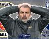 Il boss del Tottenham Ange Postecoglou preso di mira dai tifosi all’interno dello stadio