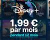 Disney+ costa solo 1,99€ al mese durante i saldi