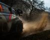 Ott Tänak prende il comando durante lo shakedown del Rally di Monte-Carlo.